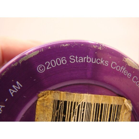 Starbucks Coffee Purple Stainless Steel Insulated Tumbler Thermos Top Mug 16 oz - Picture 6 of 10